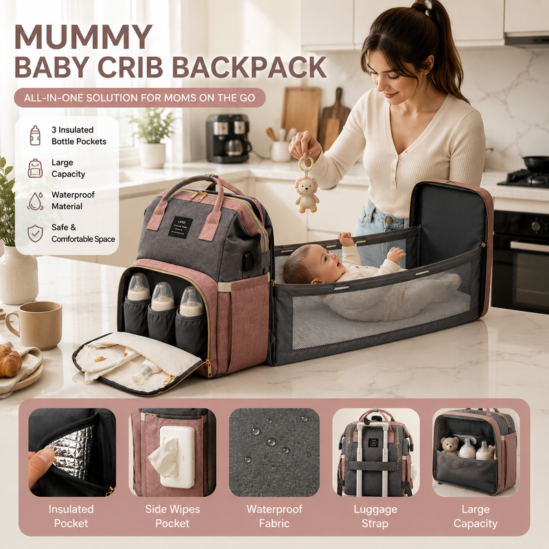 Baby Crib Backpack By Elizzy